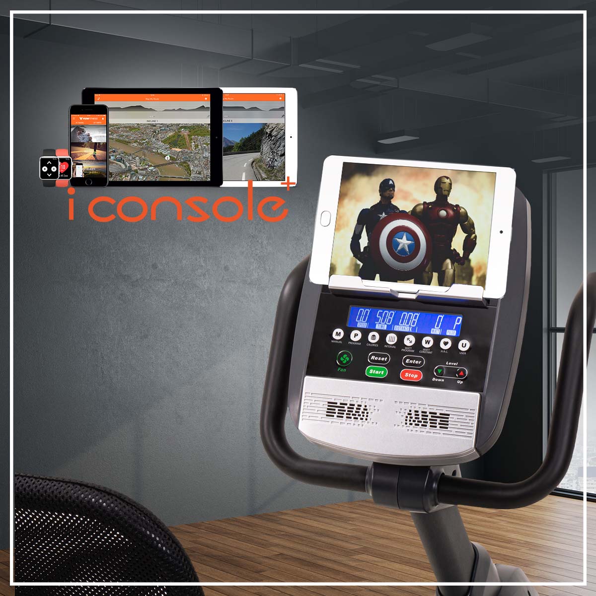 Motivation durch App-Anbindung Miweba Sports Liegeergometer ME700